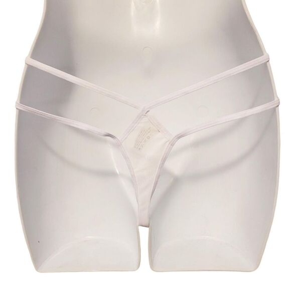 2/$20 Brand new white rose panties underwear T-backs - Picture 3 of 4